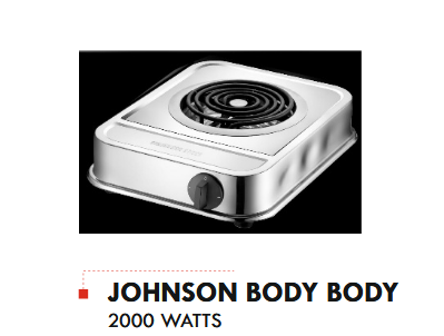SAFELINE G - COIL Hot Plate JOHNSON  BODY  2000 WATTS