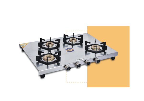 SAFELINE TDT-7 4 BURNER Auto-ignition gas stoves