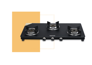 SAFELINE TDT -2  3 BURNER Auto-ignition gas stoves