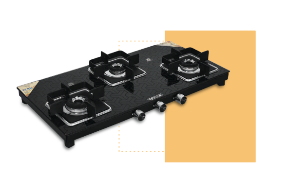 SAFELINE UBN -3 3 BURNER Auto-ignition gas stoves
