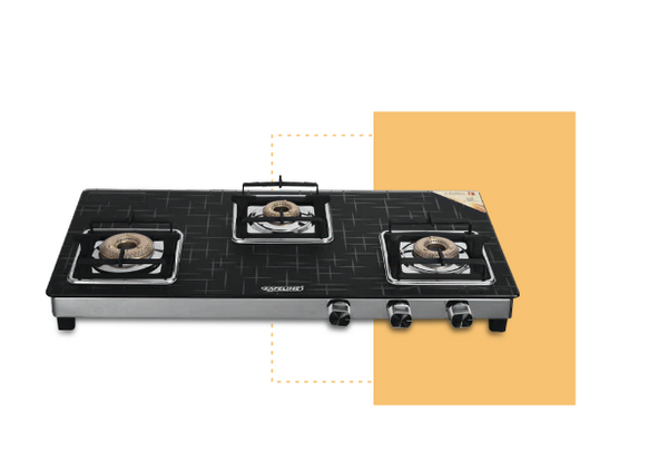 SAFELINE UBN -5 3 BURNER Auto-ignition gas stoves