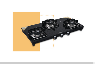 SAFELINE UBN -6 3 BURNER  GAS STOVE