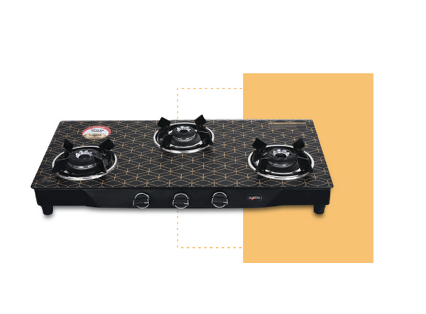 SAFELINE UBN -7 3 BURNER Auto-ignition gas stoves