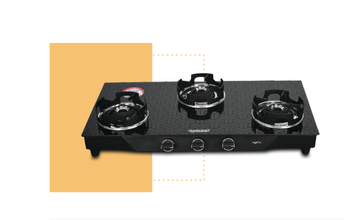 SAFELINE UBN -8 3 BURNER Auto-ignition gas stoves