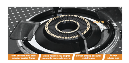 SAFELINE NX-4 3BURNER Auto-ignition gas stoves