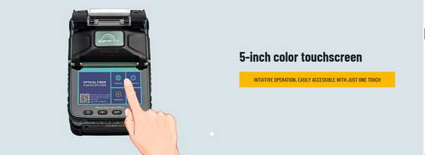 Signal fire AI-6A+ Fusion Splicing Six Motor Core Alignment Fiber Fusion Splicer with OPM and VFL, Automatic FTTH Fiber Optical Welding Splicing Machine Splicing 8S Heating 18S