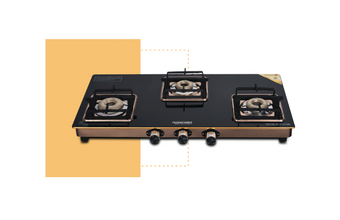 SAFELINE IPRL -8 3 BURNER Auto-ignition gas stoves