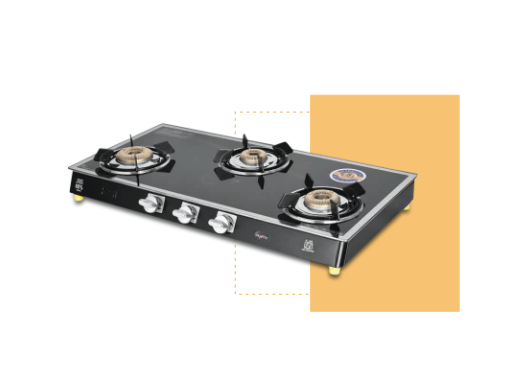 SAFELINE CSTL-1 3BURNER Auto-ignition gas stoves