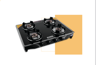 SAFELINE CSTL-3  4 BURNER Auto-ignition gas stoves