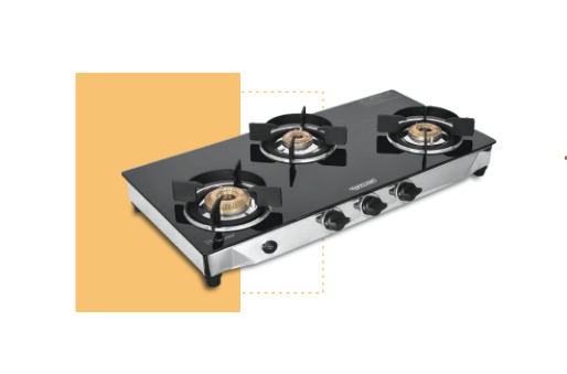 SAFELINE CNTR -6  3 BURNER Auto-ignition gas stoves