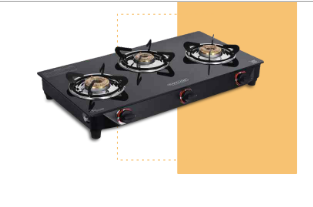 SAFELINE CRTL -2  3BURNER Auto-ignition gas stoves