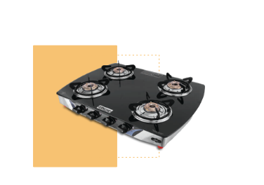 SAFELINE ELGN-3  4BURNERAuto-ignition gas stoves