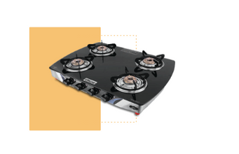 SAFLINE ELGN-3  4BURNER GAS STOVE