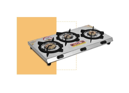 SAFELINE NRA 1 - 3 BURNER Auto-ignition gas stove