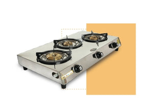 SAFELINE OPL 6 - 3BURNER Auto-ignition gas stoves