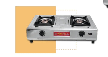 SAFELINE RTRO 4 - 2 BURNER GAS STOVE