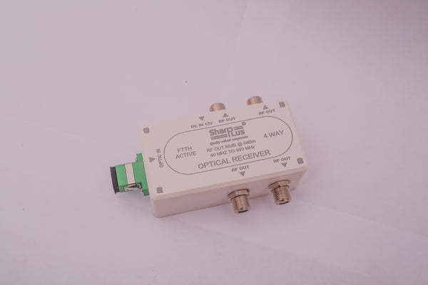 SharpPlus 4way OPTICAL RECEIVER FTTH Active