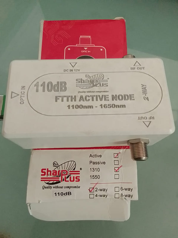Sharp plus 110dB FTTH 2 Way Active Node