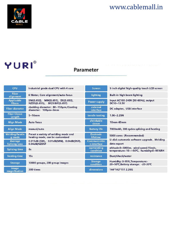 YURI YX63S Splicing Machine