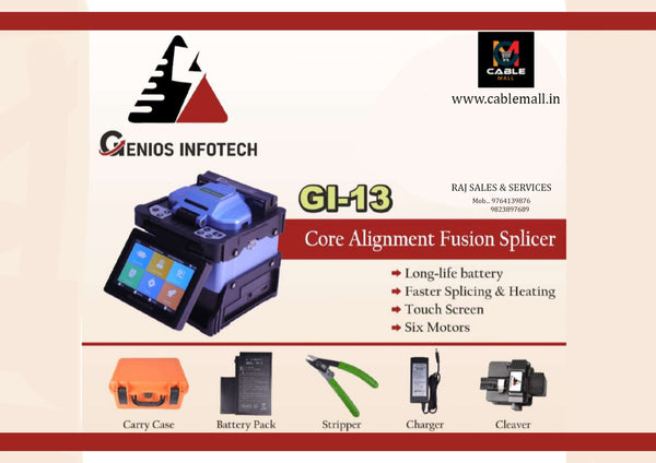 Genios Infotech GI 13 Splicing Machine Core To Core 6moter, Semi Automatic