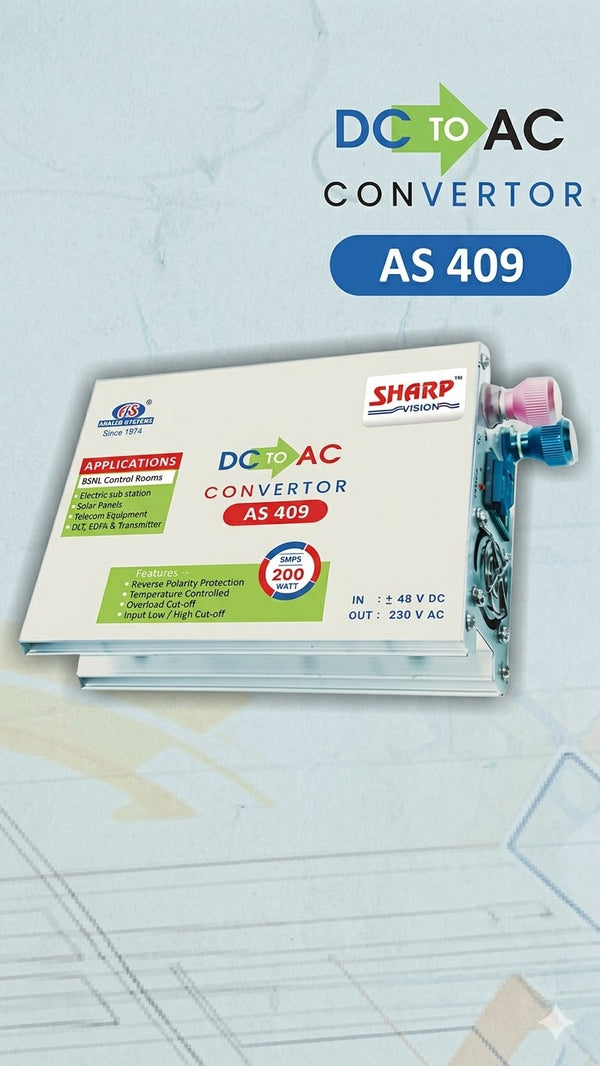 Sharp Vision AS 409, a 200-watt DC to AC converter
