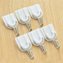 1627 Adhesive Sticker ABS Plastic Hook Towel Hanger for Kitchen/Bathroom 