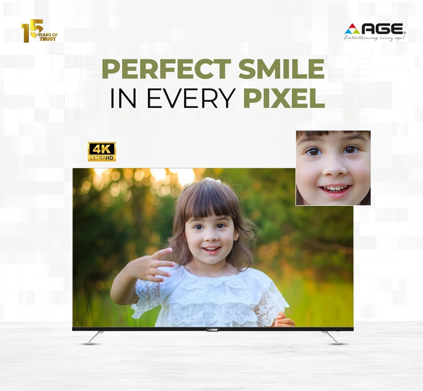 AGE 50 Inch QLED Google TV - AARIA 50GQUHD