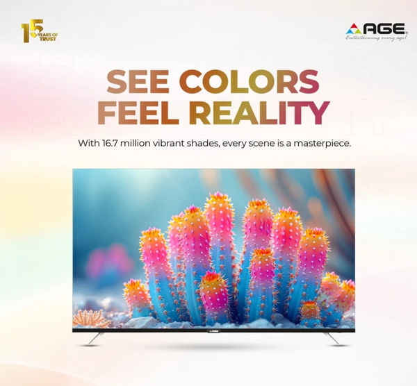 AGE 65 Inch QLED Google TV - AARIA 50GQUHD