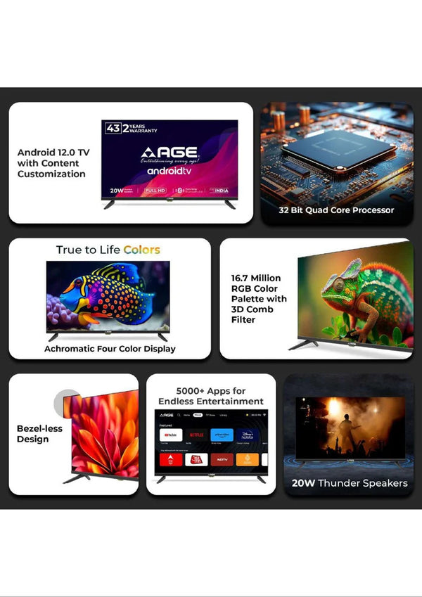 AGE INDU 43' AIF SMTR LED Smart TV