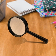 Magnifying glass Lens - reading aid made of glass - real glass magnifying glass that can be used on both sides - glass breakage-proof magnifying glass, Protect Eyes, 50 mm