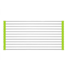 2064 Foldable Drain Rack Kitchen Sink Roll up Dish Drying Rack Portable Dish Rack 