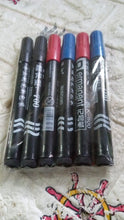 Permanent Marker Leak Proof Marker Craftworks, School Projects and Other | Suitable for Office and Home Use (Pack Of 6 Pc Multi-Color)