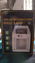 Solar Wall Lights / Lamp Outdoor, Wireless Dusk to Dawn Porch Lights Fixture, Solar Wall Lantern with 3 Modes & Motion Sensor, Waterproof Exterior Lighting with Clear Panel (1 Pc )