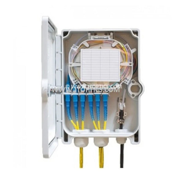 2 Port Plastic Fiber Optic Termination Boxes, For Networking Devices