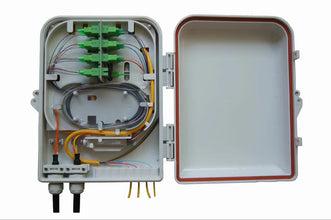 2 Port Plastic Fiber Optic Termination Boxes, For Networking Devices