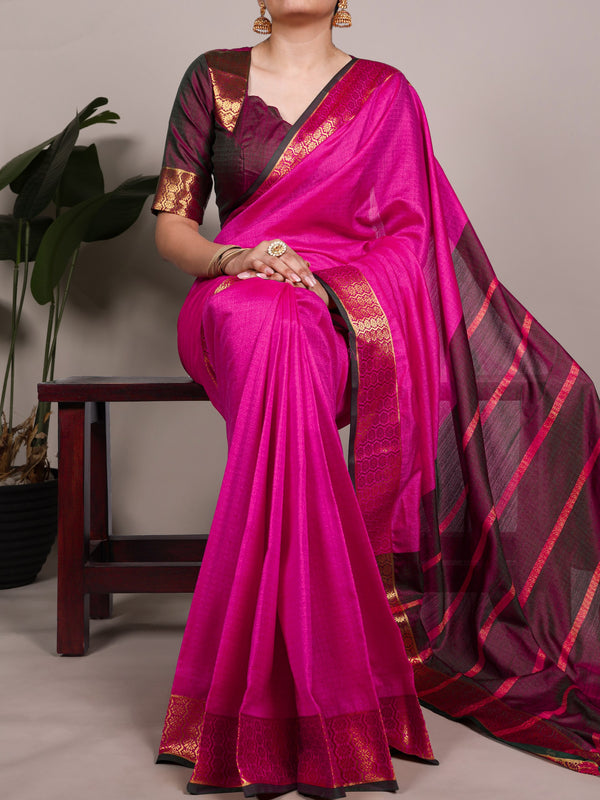 Poly Cotton Saree For Women MPK