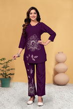 Viscose Rayon Co-ord Set For Women Embroidery With Hand Work