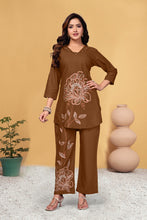 Viscose Rayon Co-ord Set For Women Embroidery With Hand Work