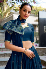 Pure Chanderi Plain Zari Weaving Lehenga With Dupatta NBL