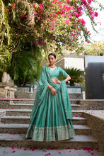 Pure Chanderi Plain Zari Weaving Lehenga With Dupatta SGN