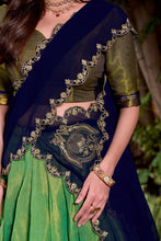 kanchipuram Zari Weaving Lehenga With Georgette Dupatta NBL