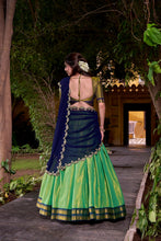 kanchipuram Zari Weaving Lehenga With Georgette Dupatta NBL
