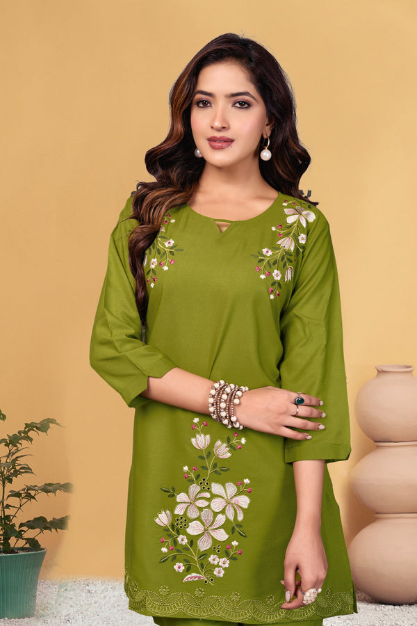 Viscose Rayon Co-ord Set For Women