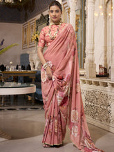 Georgette Printed Saree For Women ONG