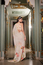 Georgette Printed Saree For Women OWT