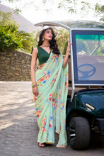 Floral Printed Saree For Women PST
