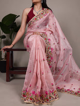 Zari Kota Tissue Saree For Women LPI