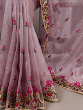 Zari Kota Tissue Saree For Women LUV