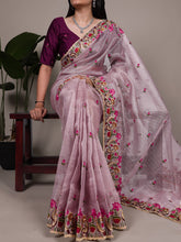 Zari Kota Tissue Saree For Women LUV