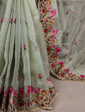 Zari Kota Tissue Saree For Women SGN